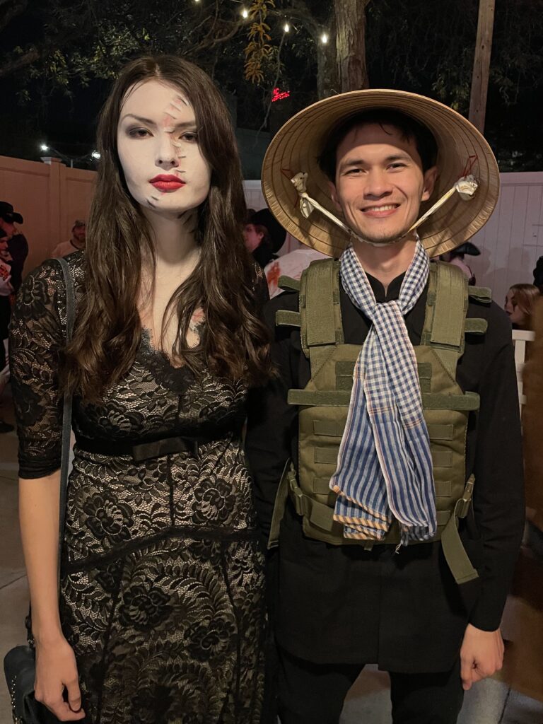 Halloween 2024:
My brother dressed up as a Viet Cong soldier.